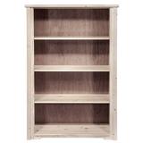 Loon Peak® Abella 63" H x 44" W Solid Wood Standard Bookcase Wood in White, Size 63.0 H x 44.0 W x 17.0 D in | Wayfair