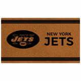 Brown New York Jets 30'' x 18'' Logo Turf Mat