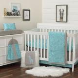 Isabelle & Max™ Ambler Safari 8 Piece Crib Bedding Set Cotton in Blue/Gray/White, Size 45.0 W in | Wayfair 732C1D8147294C4F8C6D5B41479CEBF2