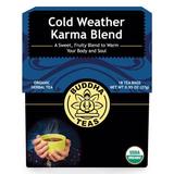 Organic Cold Weather Karma Blend, 18 Tea Bags x 6 Box, Buddha Teas