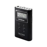 Sangean Camp & Hike AM/FM Stereo Digital Tuning Pocket Radio Black DT-180 DT180BK Model: DT-180
