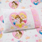 Disney Princess Castle Dreams 2 Piece Toddler Bedding Set Cotton Blend in Pink | Wayfair 1546716
