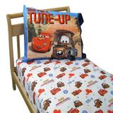 NoJo Disney Cars Team Lightning McQueen 2 Piece Toddler Bedding Set Cotton Blend in Black/Brown | Wayfair 6590038
