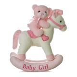 ebba Stuffed Animals - Plush Musical Baby Girl Rocking Horse