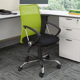 Symple Stuff Hubbert Task Chair Plastic/Acrylic/Upholstered/Mesh in Black, Size 41.0 H x 23.5 W x 23.5 D in | Wayfair