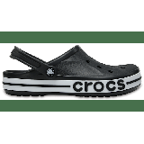 Crocs Black / White Bayaband Clog Shoes