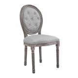Arise Dining Side Chair Upholstered Fabric Set of 4 EEI-3470-LGR