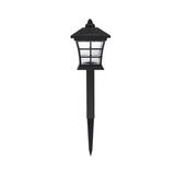 Alcott Hill® Biddlesden Outdoor 1 Light LED Pathway Light Plastic in Black, Size 13.78 H x 3.74 W x 3.74 D in | Wayfair