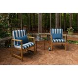 Wildon Home® Outdoor Sunbrella Seat/Back Cushion in Green/Gray/Blue, Size 3.5 H x 22.0 W x 44.0 D in | Wayfair C999B988FED94D4DAD1A2F3D4CFBC5CC