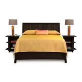 Copeland Furniture Sarah Solid Wood Storage Platform Bed Wood in Brown, Size 48.0 H x 74.5 W x 103.5 D in | Wayfair 1-SLV-25-53-STOR