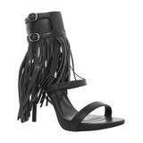 Leon Max Women's Sandals black - Black Evi Leather Sandal - Women