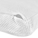 Tempur-Pedic Cool Luxury Contour Zippered Pillow Protector, White