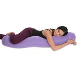 Deluxe Comfort L47" x W7cm Plush Support Pillow Polyester/Polyfill/Polyester, Size 7.0 H x 47.0 W in | Wayfair LRGMBR-Purple-06