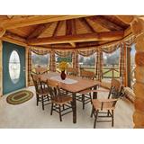 Loon Peak® Wyton Oak Solid Wood Dining Table Wood in Brown, Size 31.0 H x 72.0 W x 33.0 D in | Wayfair 9E5FBF37D8914450A61D79F8F9D73469