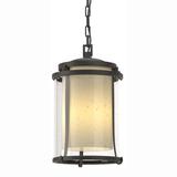 Hubbardton Forge Meridian 15 Inch Tall Outdoor Hanging Lantern - 365615-1005