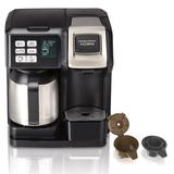 Hamilton Beach® FlexBrew® Thermal 10 Cup TRIO Coffee Maker in Black, Size 13.9 H x 10.63 W x 10.24 D in | Wayfair 49966