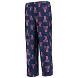 Youth Navy Boston Red Sox Team Color Printed Logo Pants