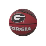 Logo Georgia Bulldogs Mini Size Rubber Basketball, Red