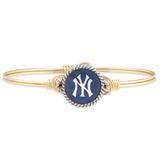 Women's Luca + Danni Gold New York Yankees Petite Bangle Bracelet