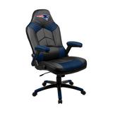 Black New England Patriots Oversized Gaming Chair