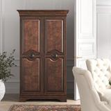 Darby Home Co Kory Cabinet Wood in Brown/Gray, Size 75.0 H x 23.0 D in | Wayfair 9AC3BDE919184731B0B21D9F63409617