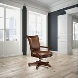 Canora Grey Braddock Task Chair Upholstered in Brown/Gray, Size 22.25 H x 29.25 W x 30.75 D in | Wayfair 173EDCEA18484D21AF6EBF119ABC4FB2