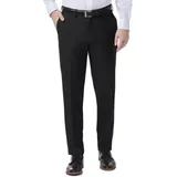 Haggar® Men's Premium Comfort 4-Way Stretch Slim Fit Flat Front Dress Pants, Black, 32 x 34