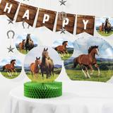 Creative Converting 6 Piece Decoration Kit Paper/Plastic in Brown/Green | Wayfair DTC4559E1A