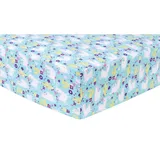 Trend Lab Llama Paradise Deluxe Flannel Fitted Crib Sheet, Multi