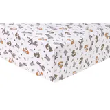 Trend Lab Forest Nap Deluxe Flannel Fitted Crib Sheet, Multi