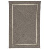 Gray Area Rug - Highland Dunes Fike 100% Wool Reversible Area Rug - Rockport Wool in Gray, Size 60.0 W x 0.5 D in | Wayfair