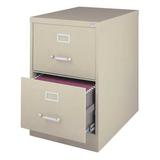 HIRSH 14418 18" W 2 Drawer File Cabinet, Putty, Legal