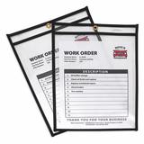 C-LINE 46912 Shop Ticket Holders,Clear,9 x 12",PK25