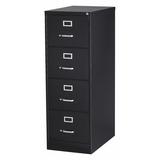HIRSH 17549 18" W 4 Drawer File Cabinet, Black, Legal