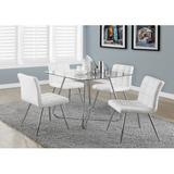 Latitude Run® Lettunich 5 Piece Dining Set Glass/Metal in Gray, Size 31.0 H in | Wayfair 4778183A5F984366AB01CC648FA9B836