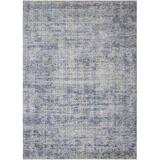Loloi Rugs Pandora Oriental Dark Area Rug Polyester in Blue, Size 60.0 W x 0.25 D in | Wayfair PANDPAN-03XD005080