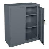 Sandusky Cabinets Classic Series 3 - Shelf Storage Cabinet Stainless Steel in Black, Size 42.0 H x 36.0 W x 24.0 D in | Wayfair CA21362442-02