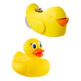 Munchkin - Yellow Duck Beak Spout Guard and White Hot Safety Bath Ducky Set