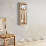 Hermle Black Forest Clocks Abbot Wall Clock Wood/Metal in Brown, Size 34.0 H x 10.5 W x 5.5 D in | Wayfair 70993T30351