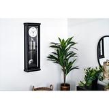 Hermle Black Forest Clocks Abbot Wall Clock blackWood/Metal, Size 34.0 H x 10.5 W x 5.5 D in | Wayfair 70993740351