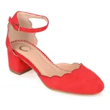 Journee Collection Edna Women's High Heel Pumps, Size: 7, Red