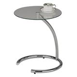 Pilaster Designs End Tables Chrome - Chrome Modern Accent Side Table