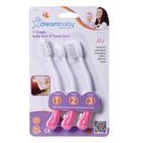 Dreambaby Manual Toothbrushes undefined - Pink 3-Stage Toothbrush Set