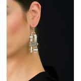 Nautilus Concept Women's Earrings ANTIQUE - Silvertone Oxidized Abstract Woven Drop Earrings