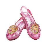 Disguise Girls' Costume Shoes - Disney Princess Aurora Pink Sparkle Dress-Up Shoe