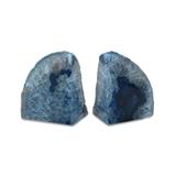 Nature's Decorations Bookends Blue - Blue Agate Large Bookends