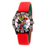 eWatchFactory Boys' Watches - Marvel Superheroes Red & Green Reversible Time Teacher Watch