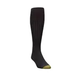 Gold Toe® Men's Knee High Dress Socks 3 Pack, Black, M (10-13)
