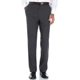 Saddlebred® Men's Tic Stretch Suit Pants, Charcoal, 33 X 30