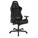 Techni Sport TS-F44 Fabric Ergonomic PC Gaming Chair, Black